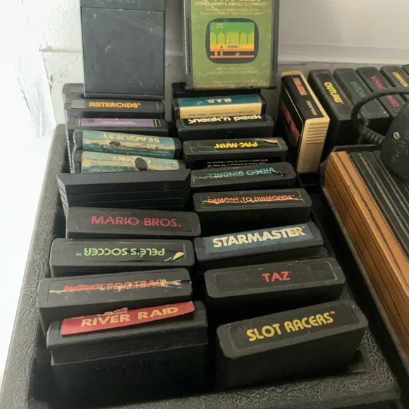 Vintage Atari Game Cartridge Collection
